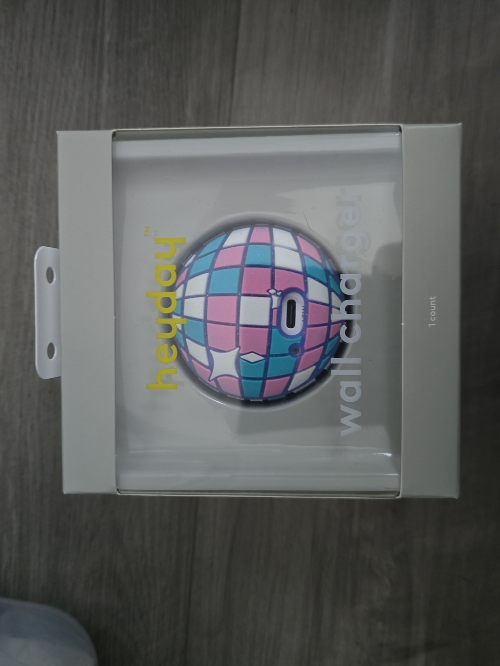heyday Pink, Blue & Purple Mosaic Wall Charger